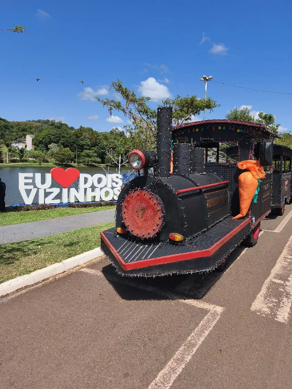 Trenzinho da alegria para eventos festas