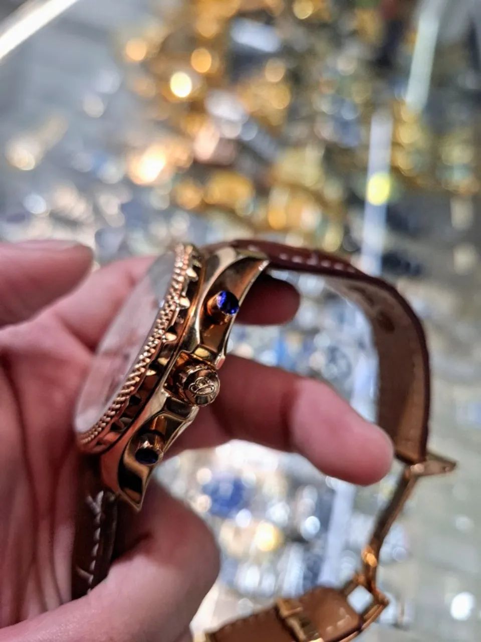 Relógio BREITLING A25362 AUTOMÁTICO PULSEIRA EM COURO  - Foto 5