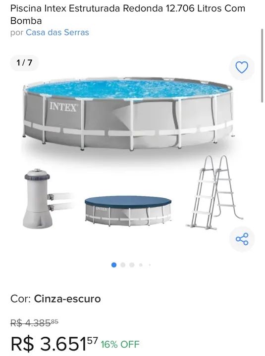 Piscina Intex 12.000L  - Foto 3