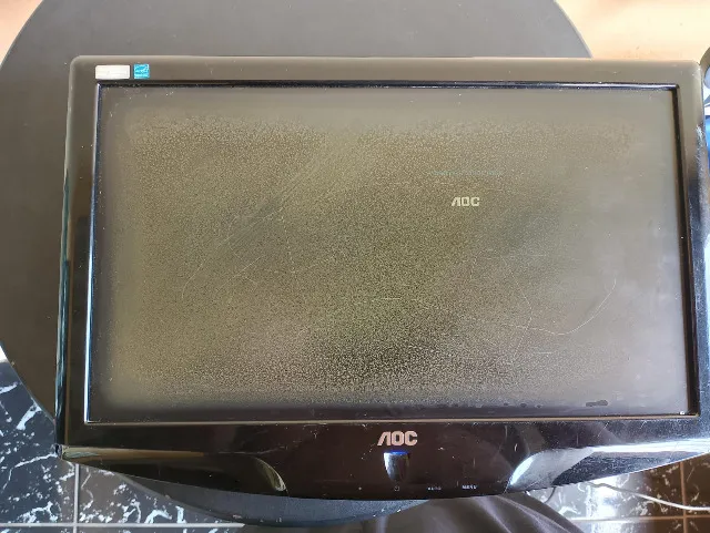 Monitor Lcd 17 Polegadas Widescreen - Aoc 731 Fw - Usado - Ver Detalhes