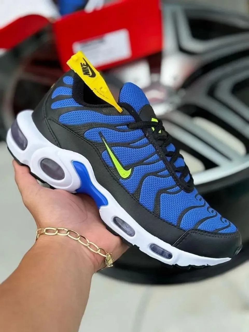 Nike Air Max Plus TN Azul/Preto - Novo!