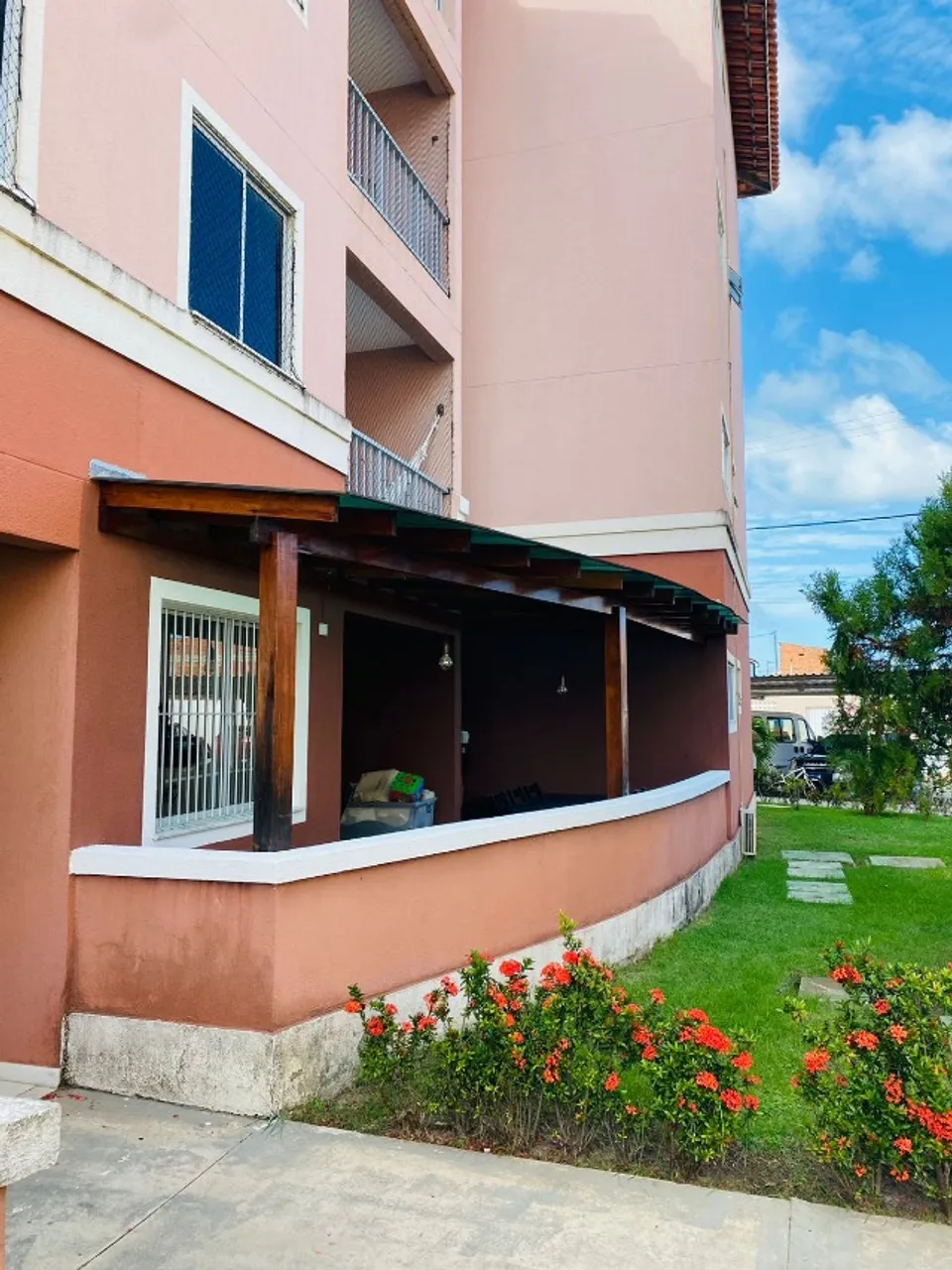 Apto 1/4 Varanda Giardino Semi Mobiliado CD Recanto dos Coqueiros - Barra dos Coqueiros