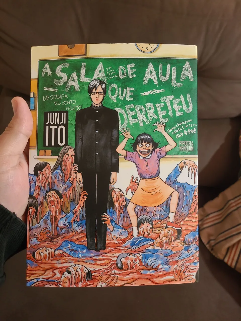Mangá A Sala de Aula Que Derreteu - Junji Ito Pipoca e Nanquim