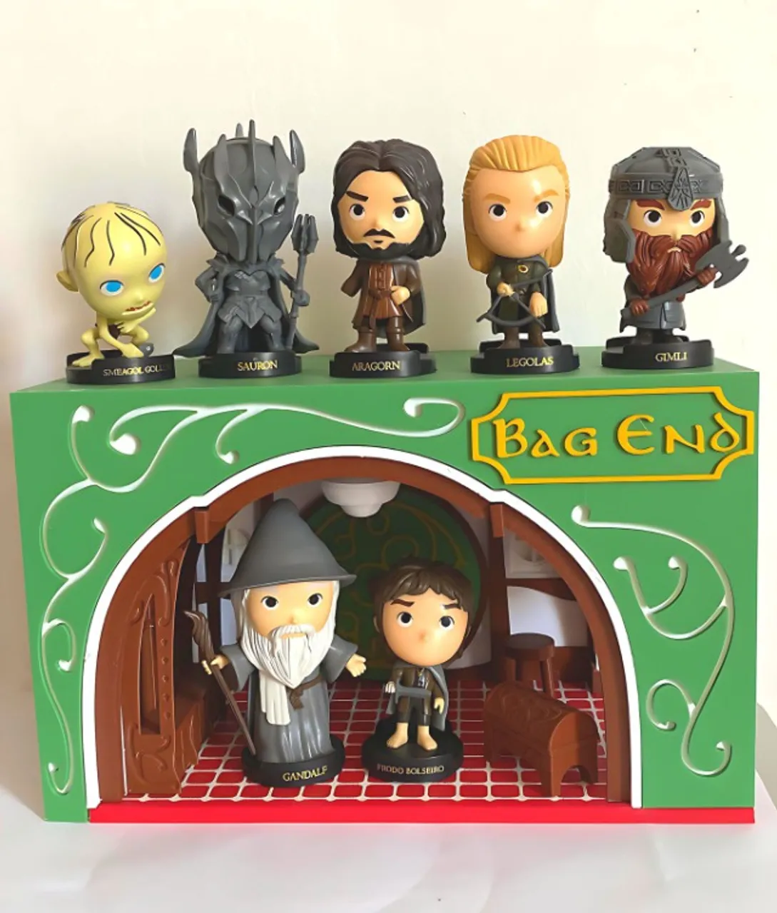 Miniaturas Senhor dos Anéis + cenário