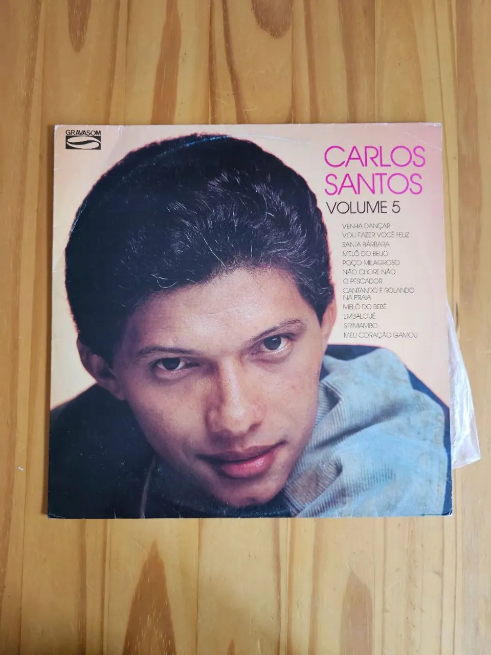 Disco de Vinil Carlos Santos Volume 5