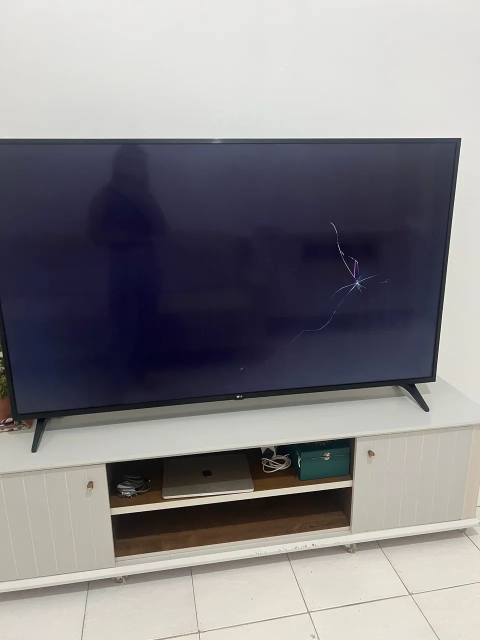 TV 65 4k LG - Display quebrado - Foto 2