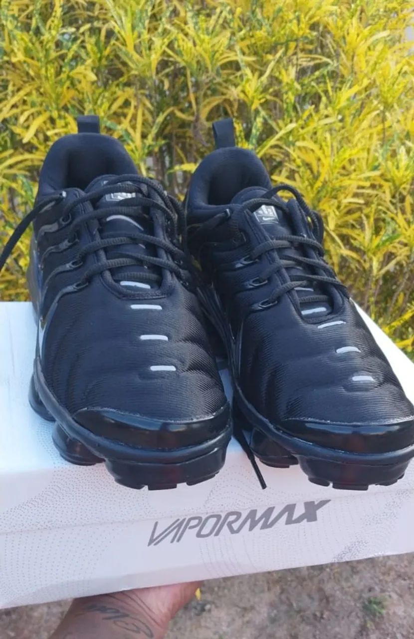 Blue Vapormax Plus Preto Com Azul Tenis Vapormax Vapormax Plus