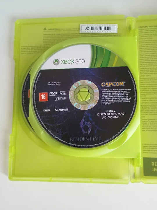 resident evil 6 xbox 360 original