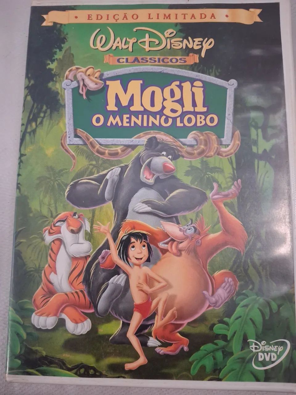 DVD Mogli - O Menino Lobo - Clássicos Disney. - CDs, DVDs etc