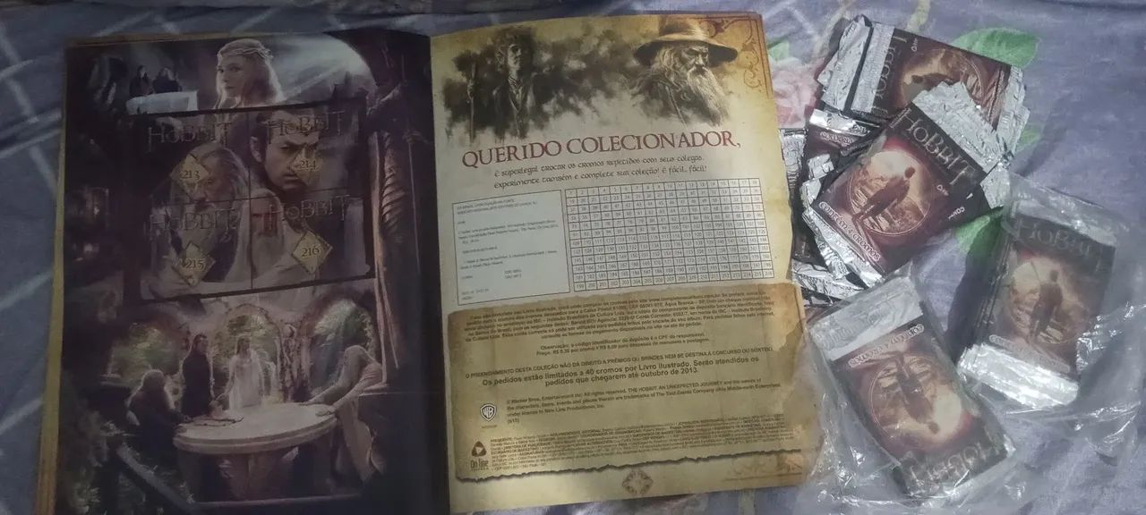 Álbum de figurinhas do Hobbit + Cromos - Foto 4