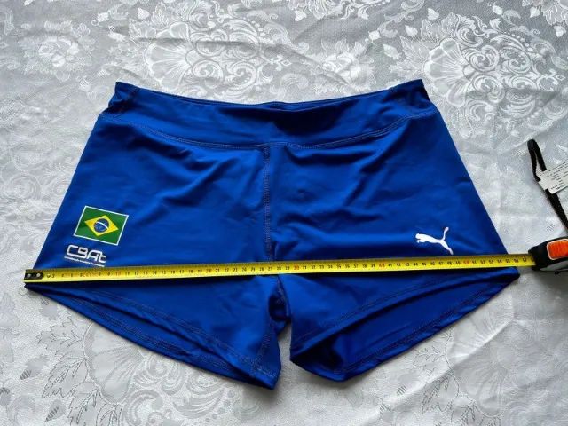Shorts Puma original dos atletas brasileiros - Foto 3