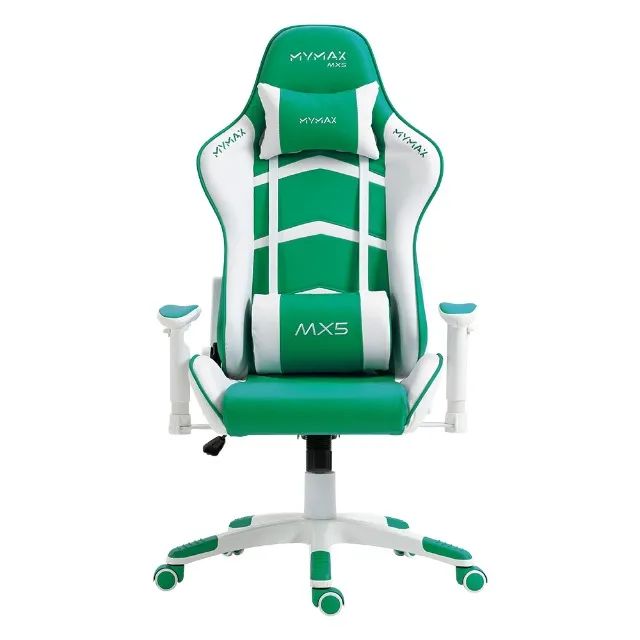 Cadeira Gamer MX5 Giratoria Branco e Verde(MGCH-MX5GRWH)