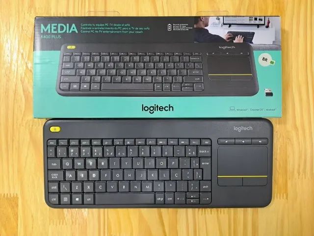 Teclado Logitech K400 Plus com Touchpad | Sem Fio | R$ 120 - Foto 2