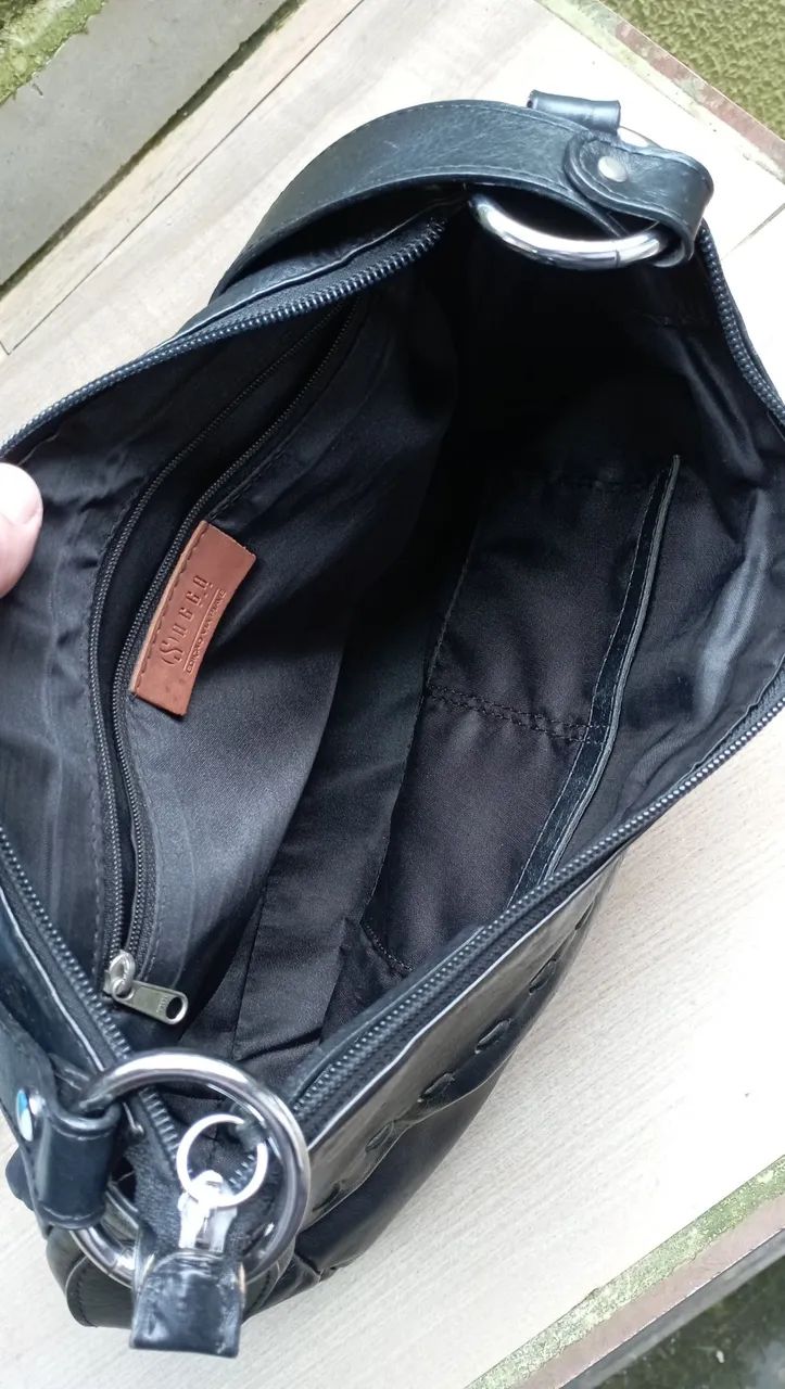 Bolsa de couro legítimo  - Foto 5