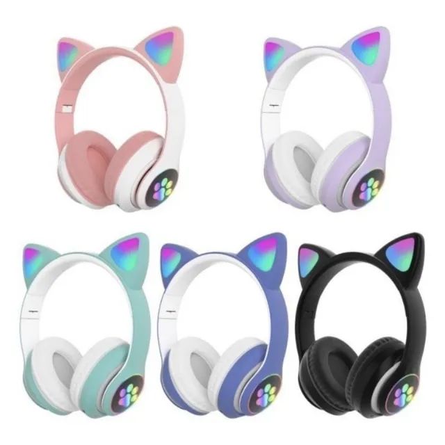 Headphone bluetooth orelha de gato