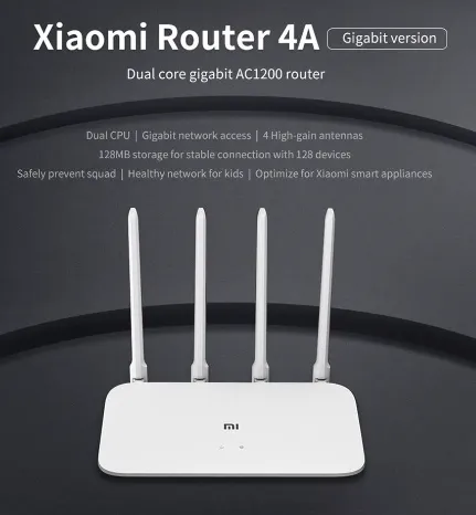 Roteador Wifi Mi Router 4a Branco