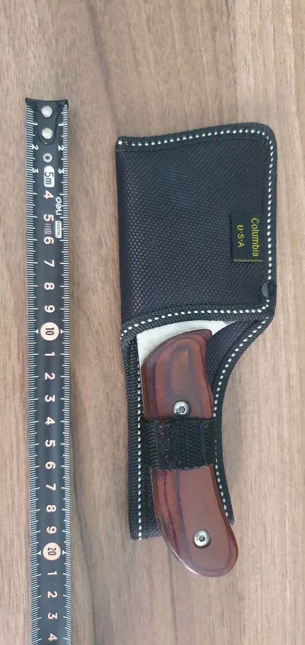 Mini Cutelo Machado Lâmina em Aço Inoxidável - Foto 4