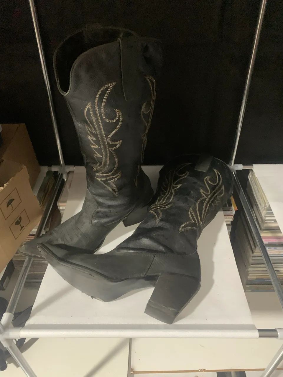 Bota Feminina - Calça bem 36 - Em couro  - Foto 5