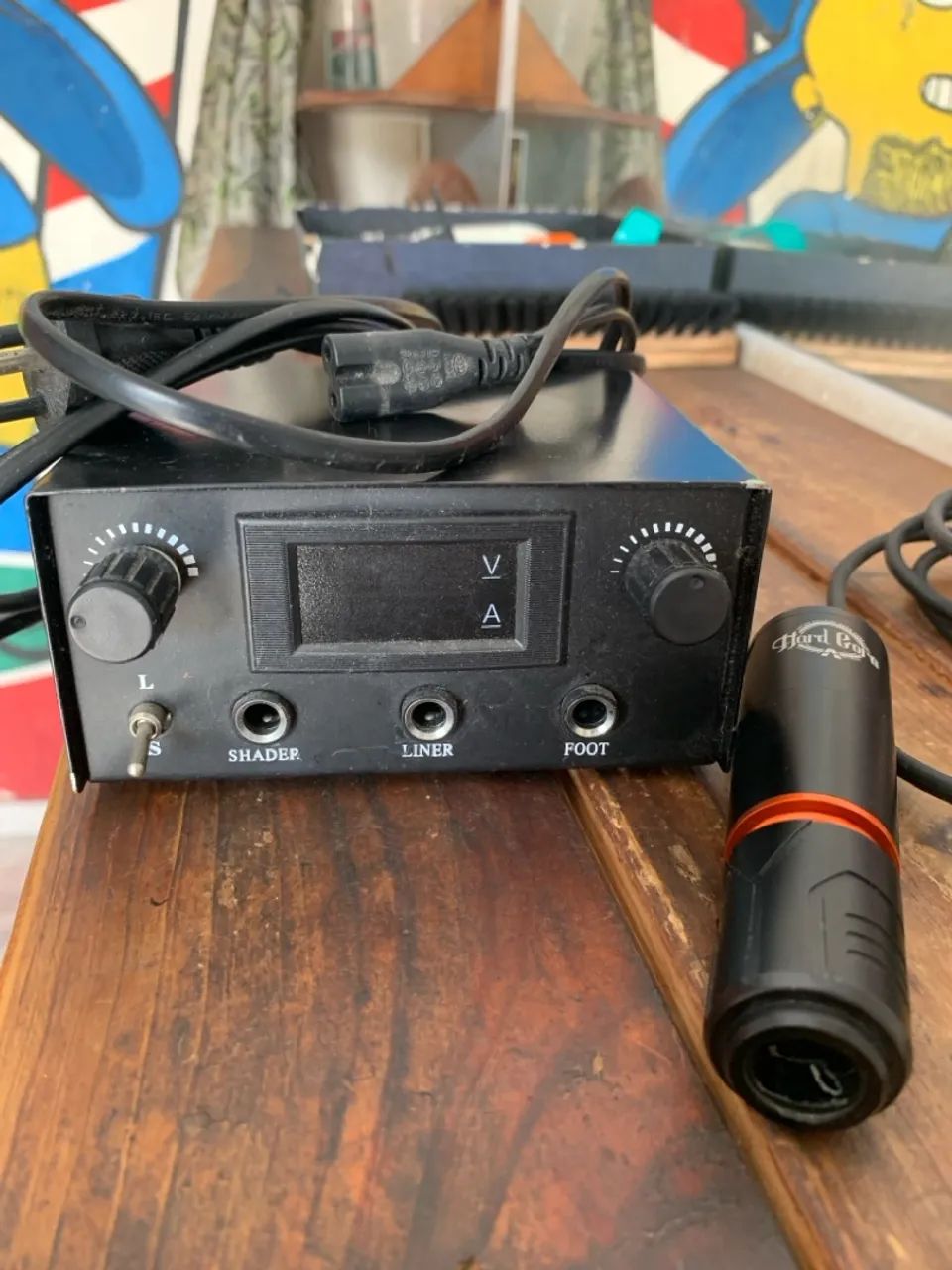 Fonte e Pen Tattoo Hard Core - Foto 2