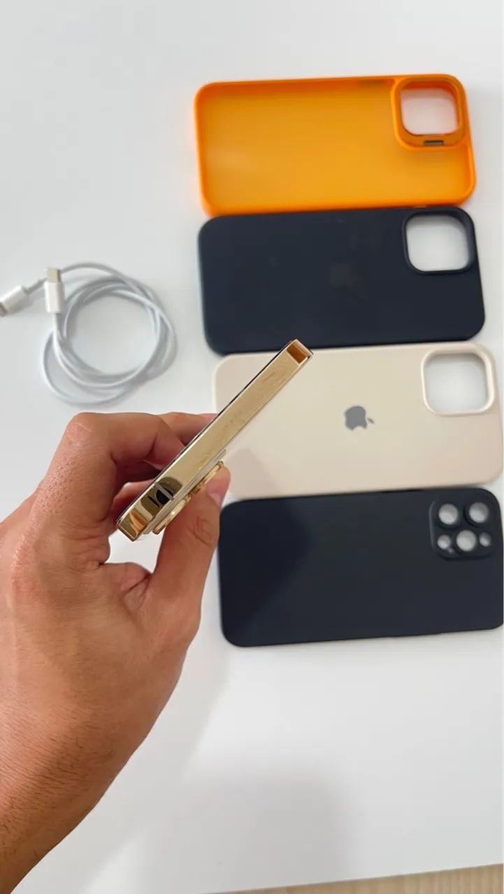 Vendo iPhone 12 Pro Max Gold 128G - Foto 2