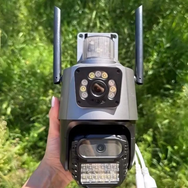 Câmera De Segurança Ip Wi-fi  Hd Externa / Interna Com Sirene e alarme sonoro - Foto 3