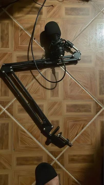 Microfone Condensador BM800 USB para Streaming e Gravação