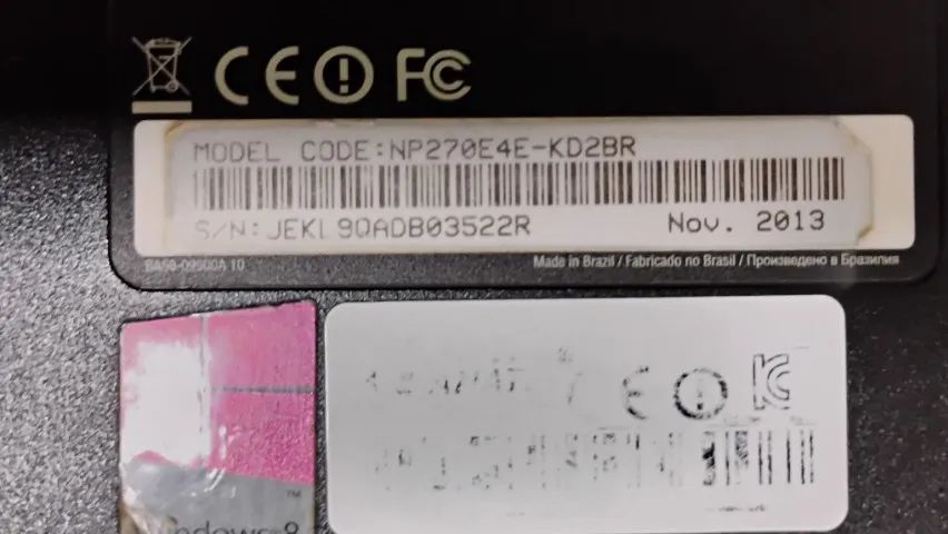 Notebook Samsung usado