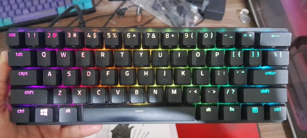 Teclado Razer Huntsman Mini Switch Purple(click)