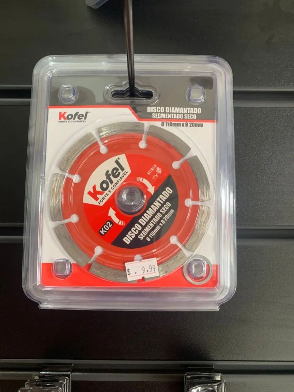 DISCO DIAMANTADO SEGMENTO SECO 110mm X 20mm KOFEL