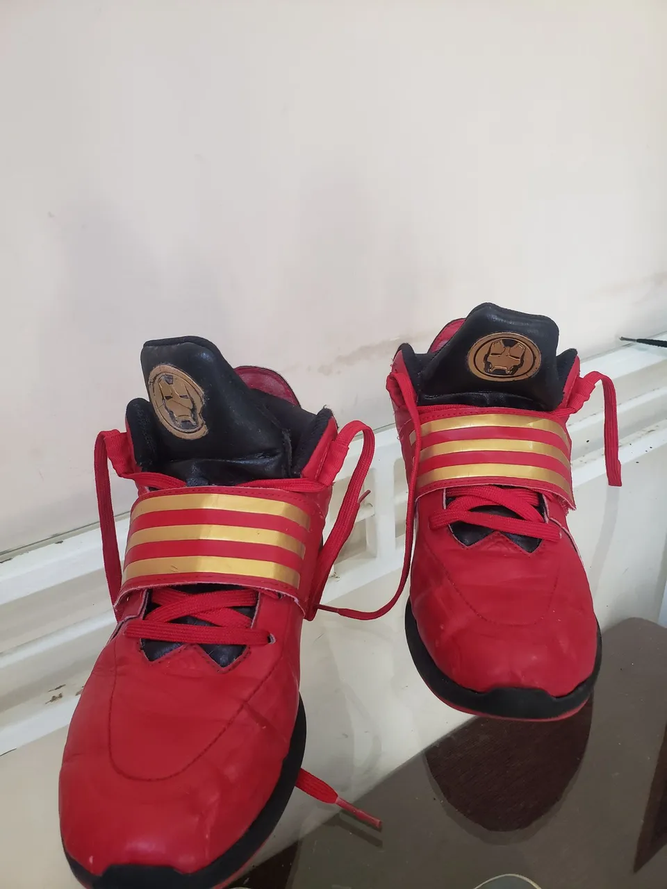 Tênis Adidas Iron Man Vermelho infantil