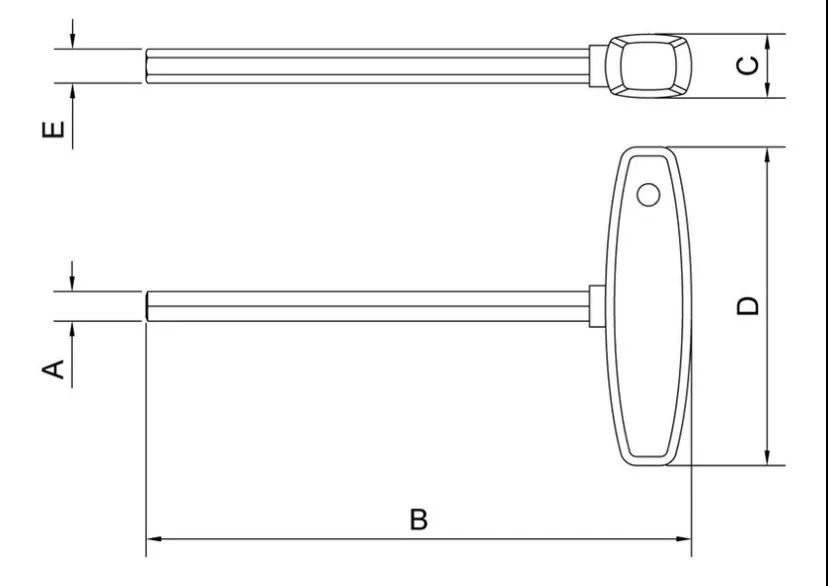 Chave Allen Com Cabo T Crv 4mm Tramontina Pro 44360/104  - Foto 4