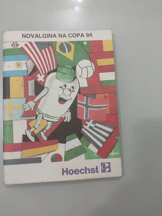Tabela Oficial de Resultados da Copa do Mundo 94. Raridade. 
