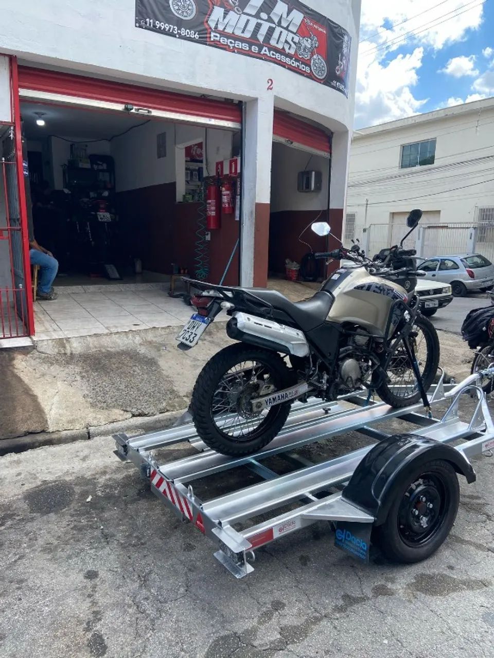 Carretinha / Reboque para moto - Foto 2