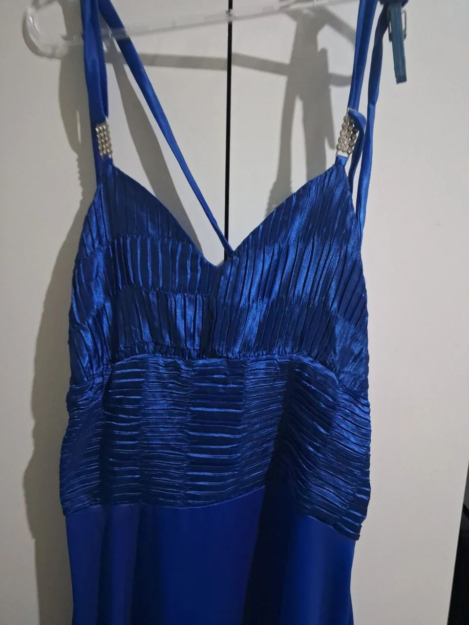 Vestido azul lindo .Foi usado um unica vez - Foto 4