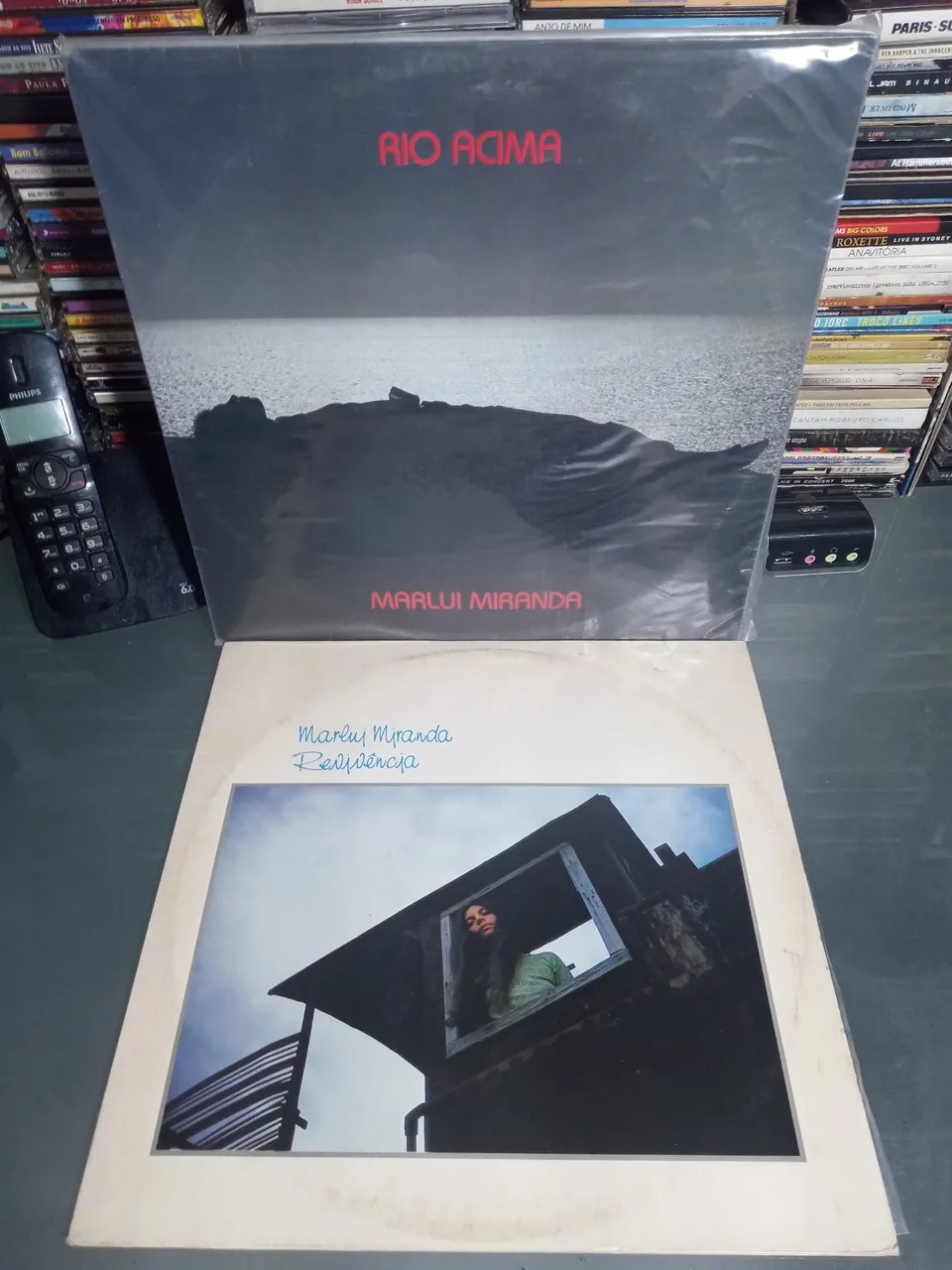 2 Discos de Vinil Marlui Miranda - Rio Acima (LACRADO) e Revivência