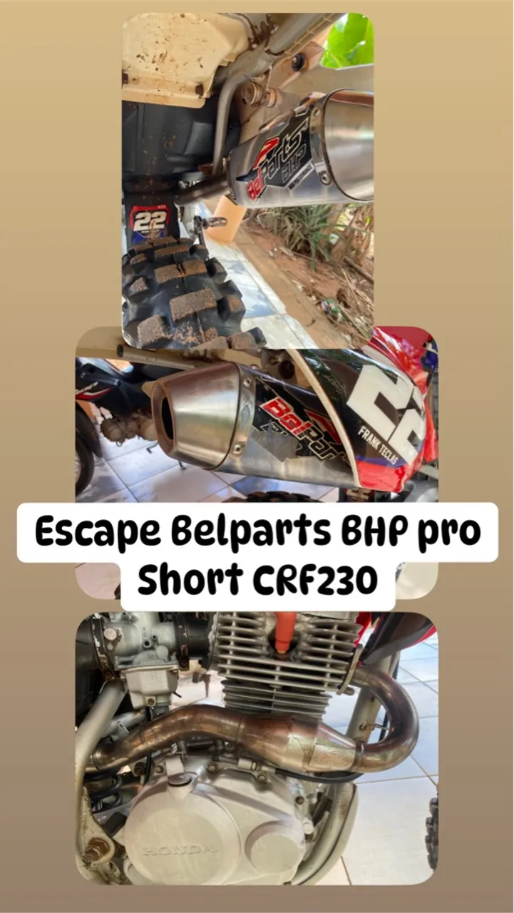 Escape Belparts BHP pro Short CRF230