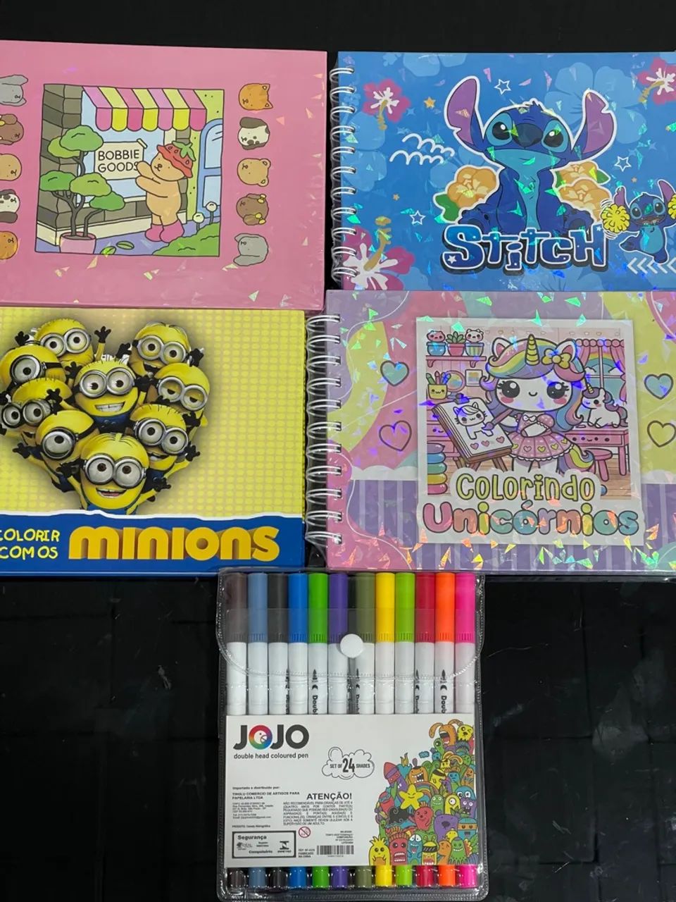 Kit Boobie Goods livro colorir + 24 Canetinhas 2 pontas  - Foto 2