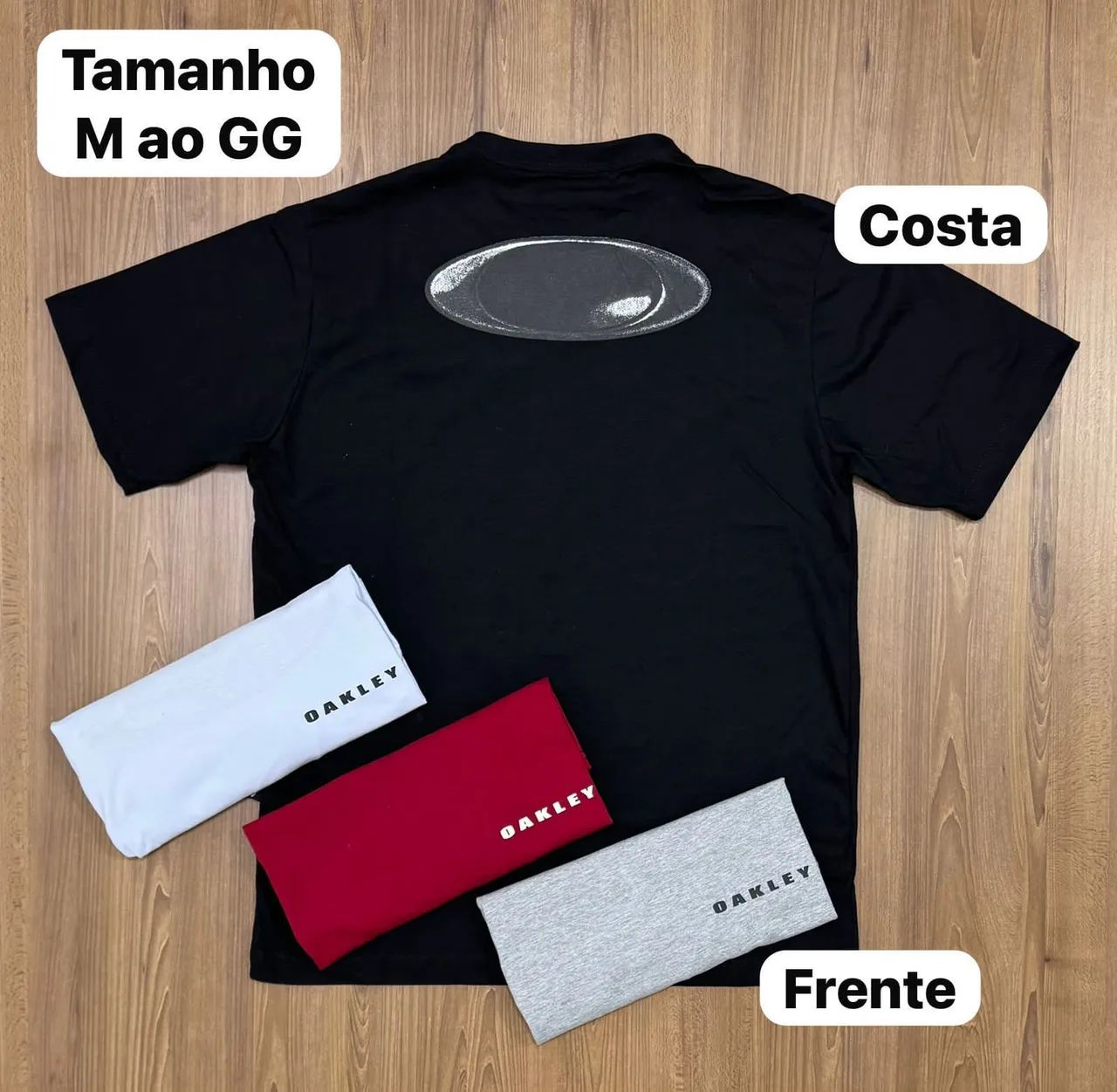 Camiseta Oakley Masculina Atacado Tamanhos M ao GG várias