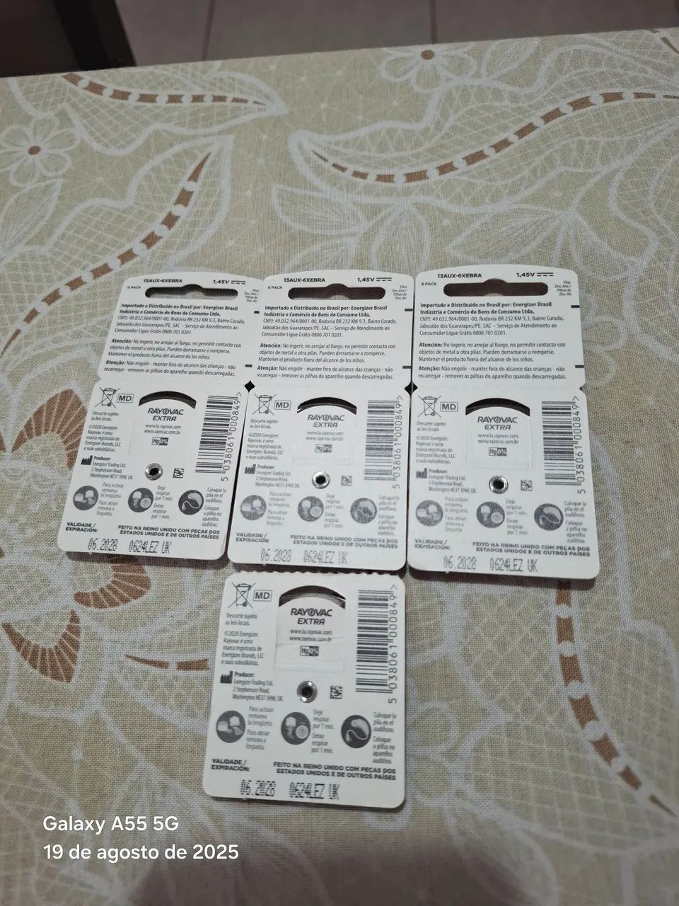  Pilhas n. 13 rayovac extra ap. Auditivo. - Foto 2