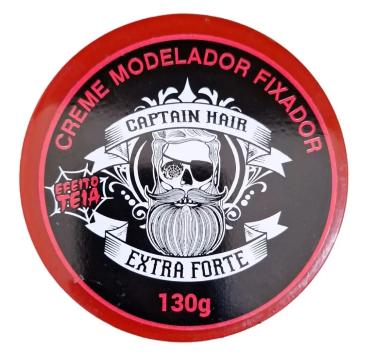 Creme Modelador Fixador Efeito Teia Captain Hair Extra Forte 130g