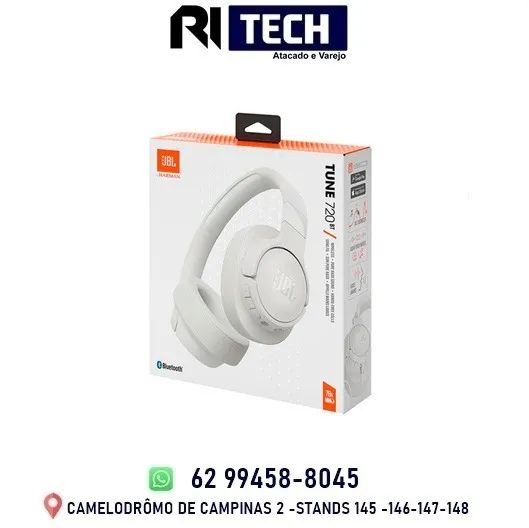 Fone de Ouvido JBL 720BT Headphone Bluetooth Tune 720BT
