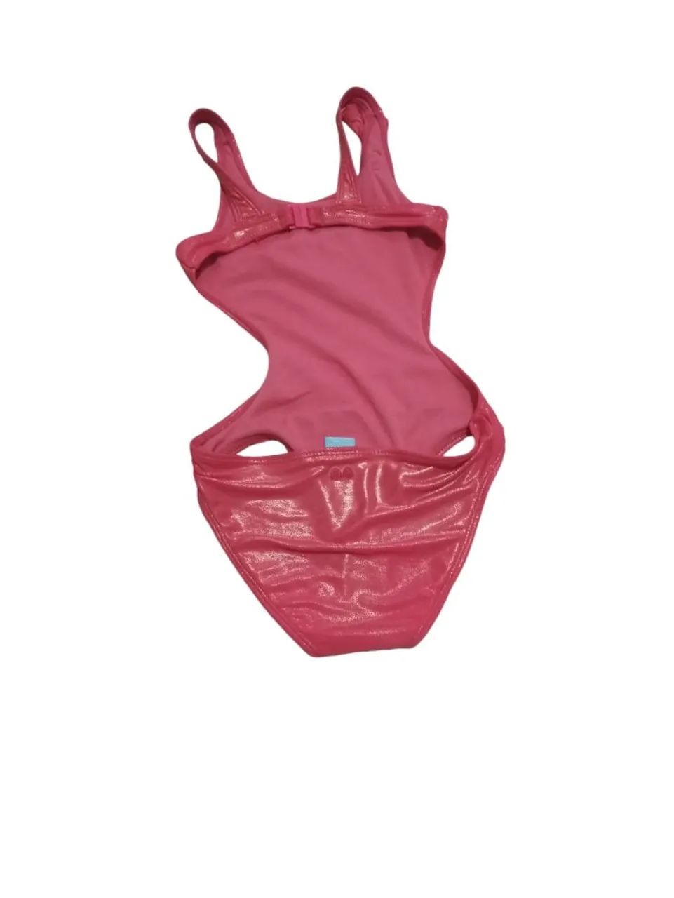 Maiô infantil rosa neon para menina