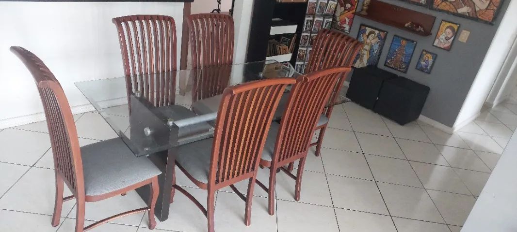 Mesa de Jantar c/ 6 Cadeiras OFERTA IMPERDÍVEL  - Foto 3