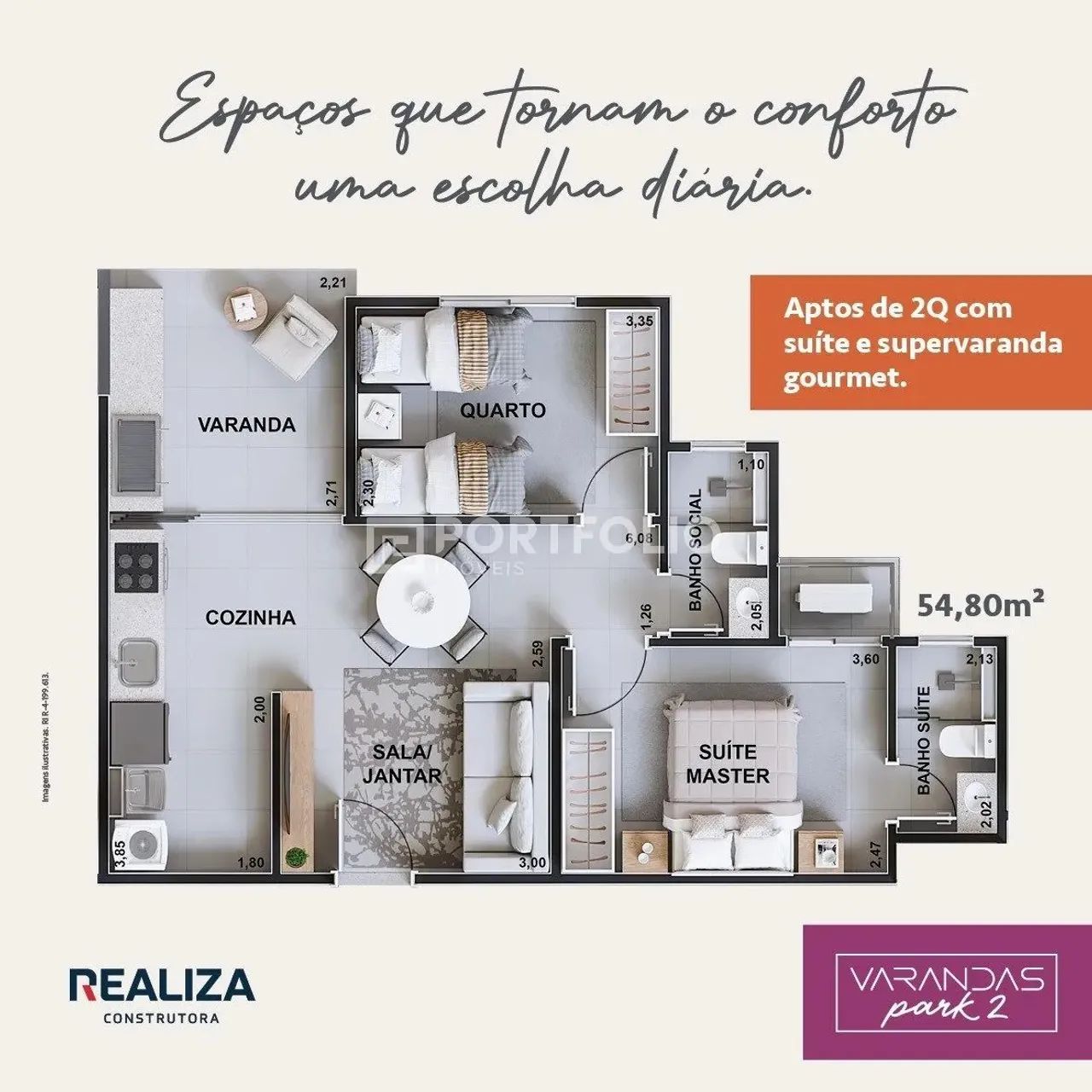 Apartamento de 2 quartos à venda, 54 m² por R$ 379.067,97 - Setor Faiçalville, Goiânia/GO - Foto 5