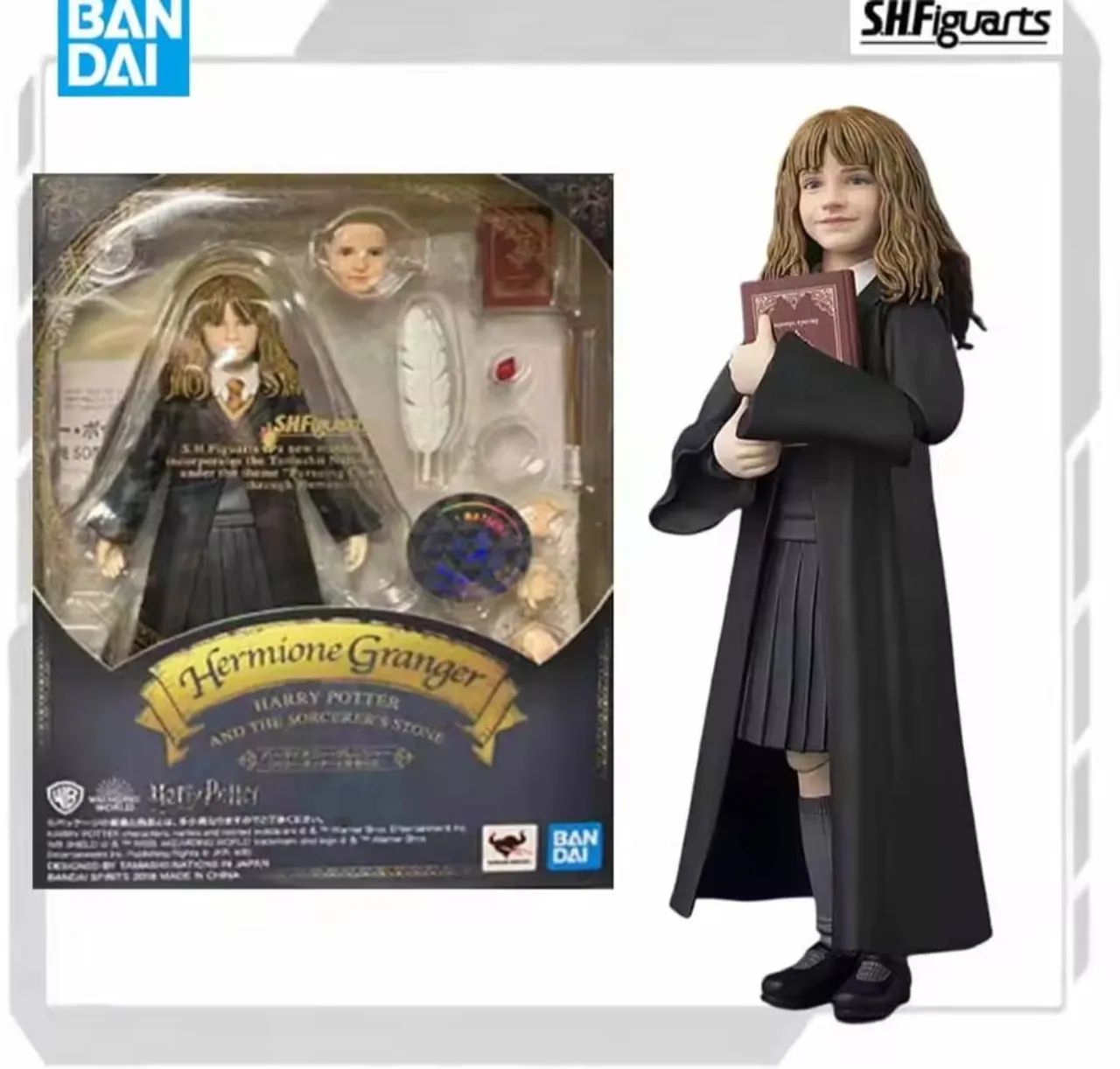 COLEÇÃO 3 BONECOS HARRY POTTER MARCA BANDAI - HARRY POTTER - HERMIONE E RON WEASLEY  - Foto 4