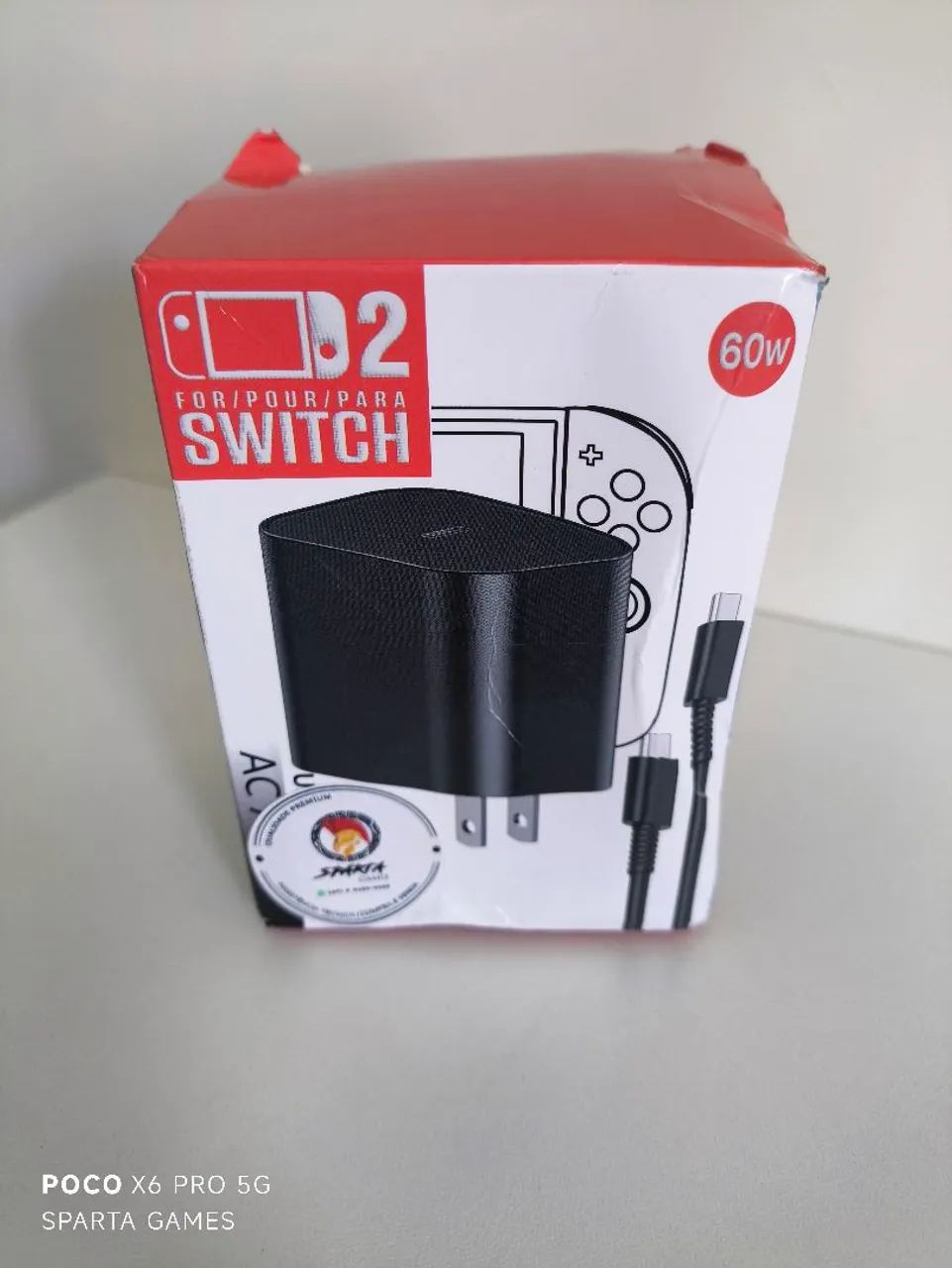 Carregador para Nintendo Switch 2