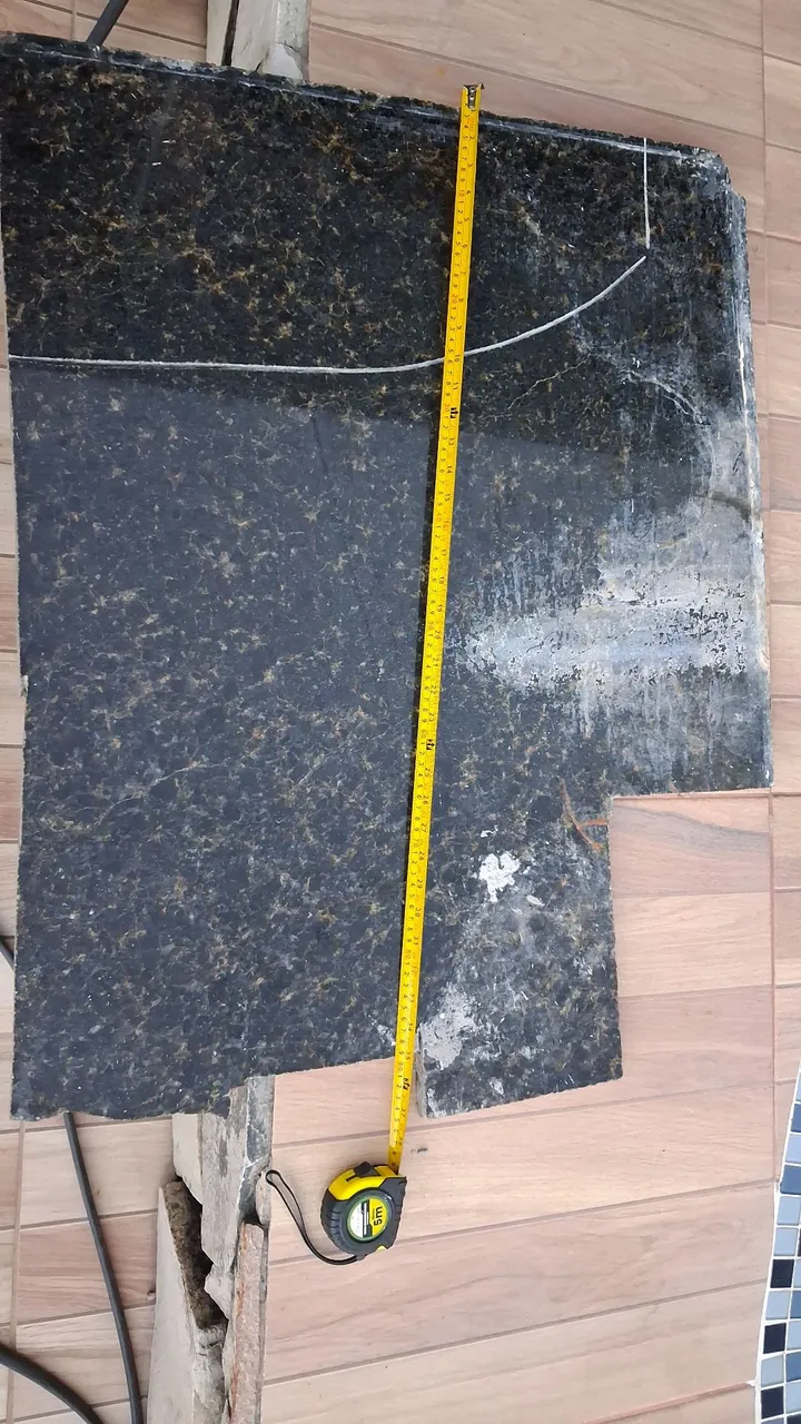 Pedra de granito mármore 80x70