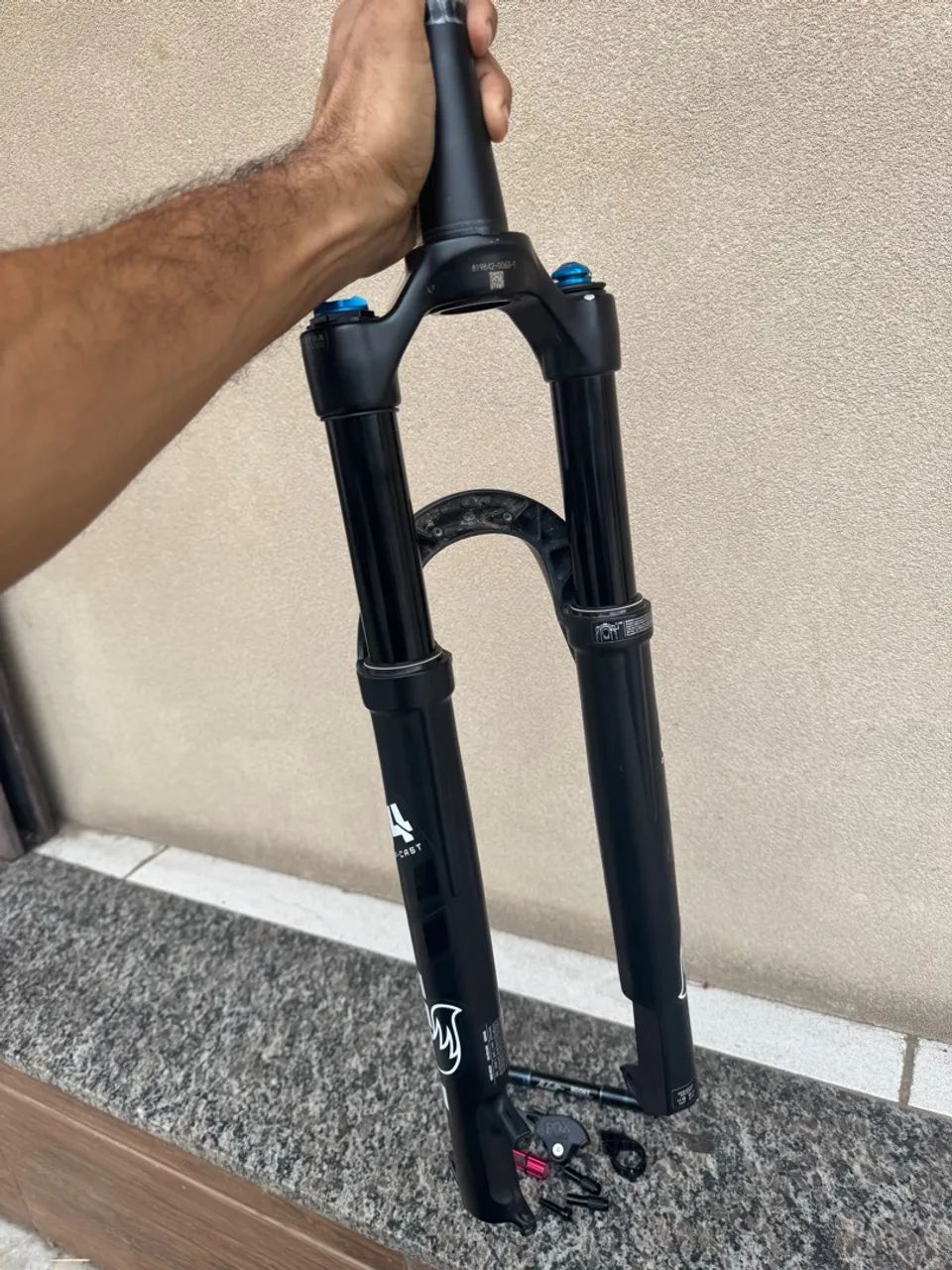 Suspensão Fox performance 32 120mm seminova - Foto 3