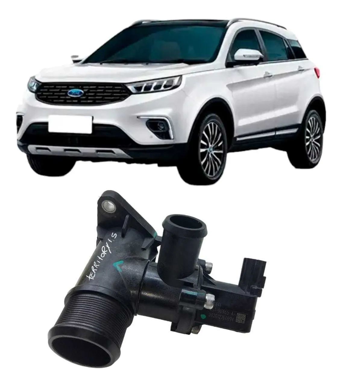 Válvula Turbina Ford Territory 1.5 2020 A 2023 Js1-9u465-aa