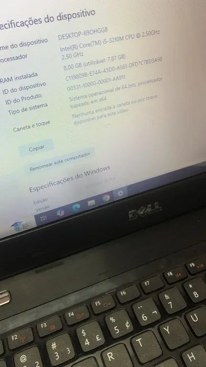 Notebook dell core i5 ssd 120gb memória ram 8gb - Foto 6